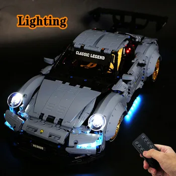 Комплект светодиодного освещения RC для technical 9805 1:10 Super Racing car building block bricks (только свет без модели)