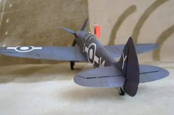 Британский истребитель Seafire F.Mk.Xv в масштабе 1/33 модели Второй мировой войны, модель самолета, комплект для сборки, игрушки, подарок для взрослых и детей