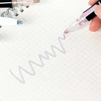 Легкий 1 комплект полезной ручки для рисования контуров, двухлинейный маркер, портативная ручка для письма яркого цвета для студентов