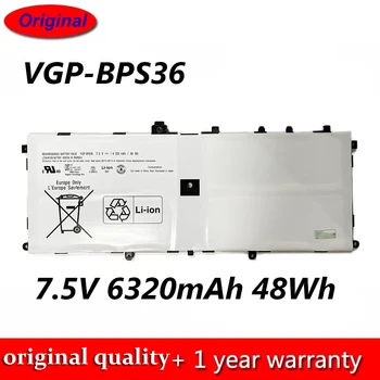 Новый VGP-BPS36 7,5 V 48Wh 6320mAh Оригинальный Аккумулятор для ноутбука Sony Для Vaio Duo 13 Convertible Touch 13,3 