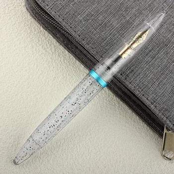 Прозрачная перьевая ручка-капельница с тонким пером, красивая акриловая подарочная ручка для письма с коробкой Gfit для делового офиса
