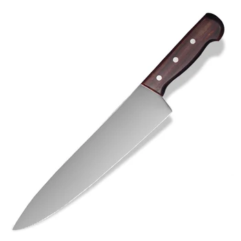 Хороший 8-дюймовый кухонный нож из нержавеющей стали для разделки мяса, нож шеф-повара для разделки мяса с немецкой деревянной ручкой, упаковка в подарочной коробке