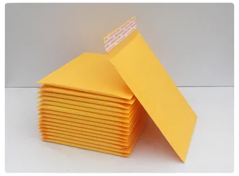 10шт оптовый дешевый пузырчатый конверт из крафт-бумаги bubble bag