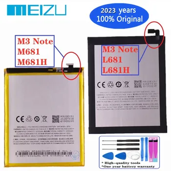 2023 года Высококачественная Батарея BT61 Для Meizu L Версии M3 Note L681H/M Версии M3 Note M681H 4000 мАч Оригинальная Батарея + Инструменты