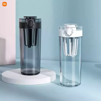 Оригинальный Xiaomi Mijia Tritan Water Cup Портативный Герметичный Спортивный шейкер для активного отдыха Drink Tritan Пластиковая бутылка 600 мл