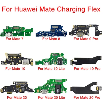 1 шт. Зарядный Гибкий Кабель Для Huawei Mate 7 8 9 10 20 Pro Порт Зарядного Устройства USB Док-разъем Запасные Части Для Mate 9 10 20 Lite